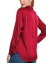 Load image into Gallery viewer, Charlie Satin Button Shirt
