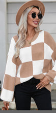 Load image into Gallery viewer, Dahl Checkered Sweater
