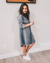 Load image into Gallery viewer, Hixon Denim Dress/Shacket/Shirt
