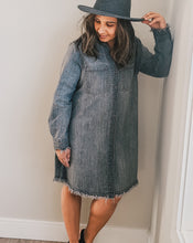 Load image into Gallery viewer, Hixon Denim Dress/Shacket/Shirt
