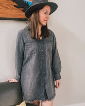 Load image into Gallery viewer, Hixon Denim Dress/Shacket/Shirt
