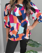 Load image into Gallery viewer, Beaumont Colour Block Blouse
