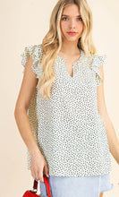 Load image into Gallery viewer, Gwillim Polka Hearts top (2 colours available)
