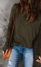 Load image into Gallery viewer, Sunken crewneck top
